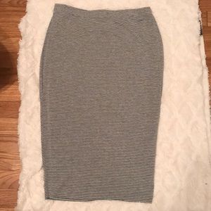 Vince Camuto Striped Skirt